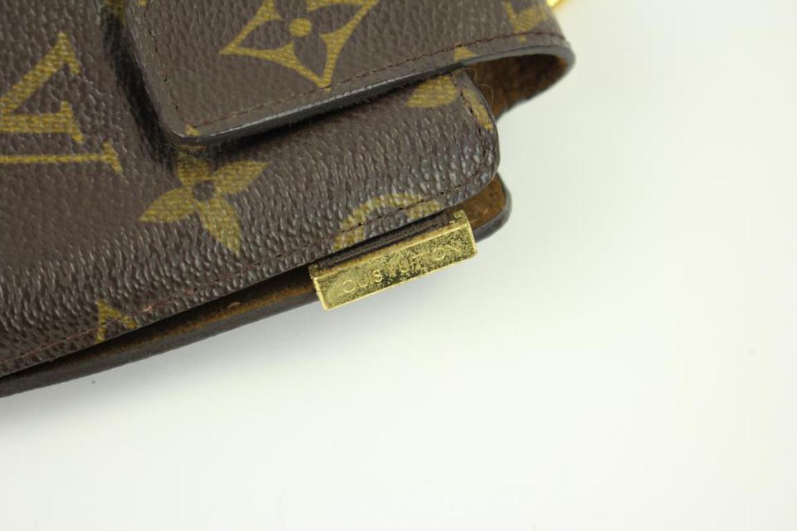 Louis Vuitton Brown Monogram Etui Mobile Case 27lva3117 im Zustand „Relativ gut“ im Angebot in Forest Hills, NY