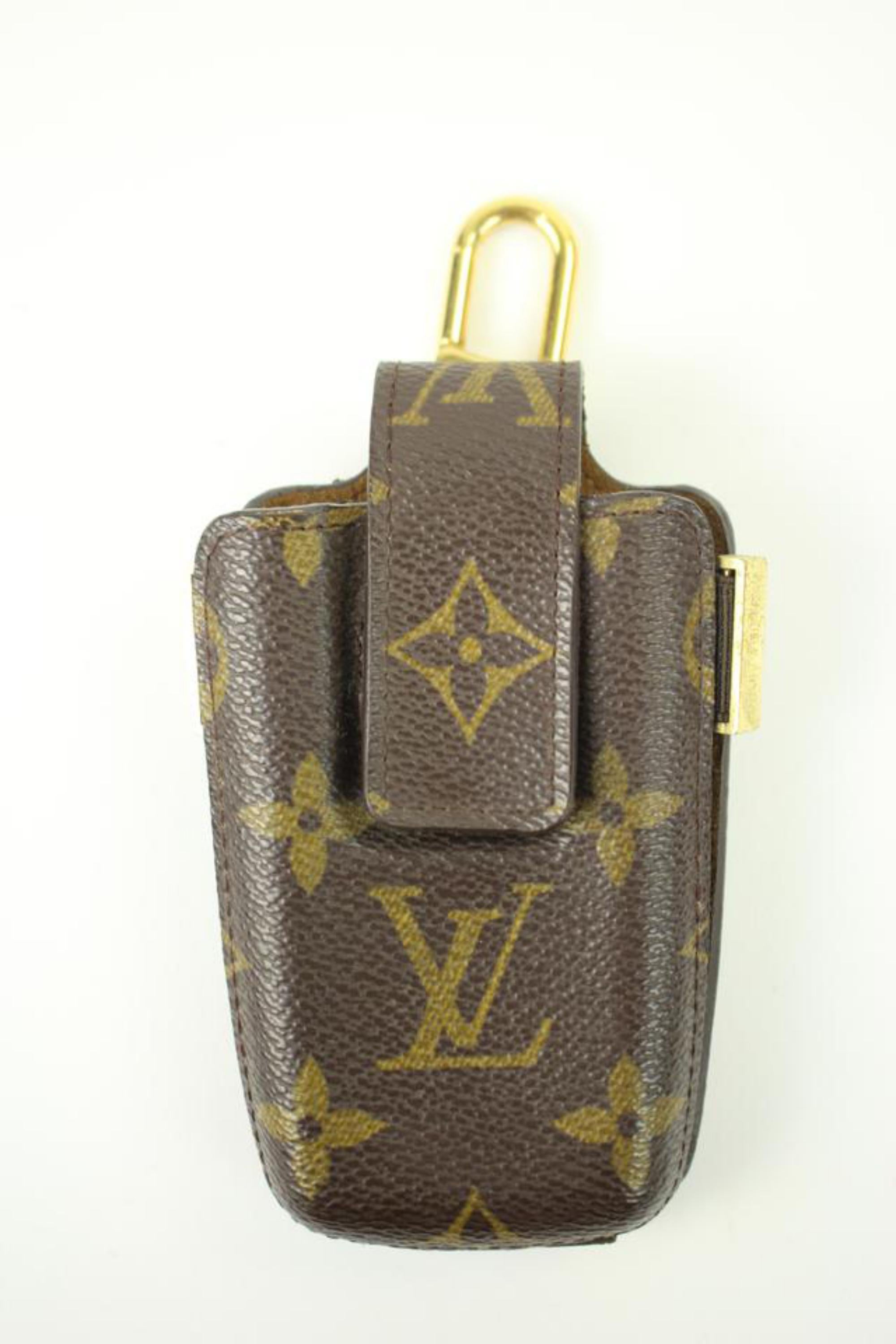 Louis Vuitton Brown Monogram Etui Mobile Case 27lva3117 im Angebot 3