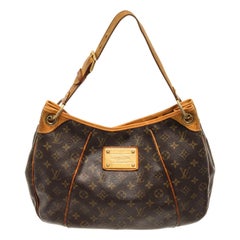 Louis Vuitton Brown Monogram Galliera PM Hobo Bag