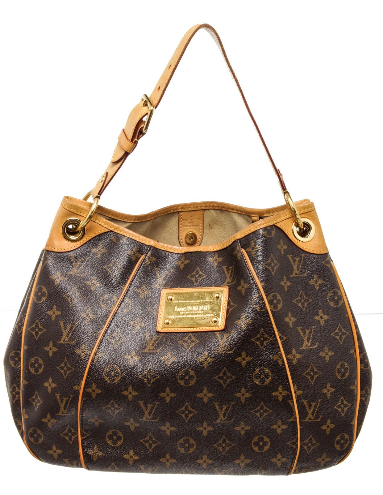 Louis Vuitton Brown Monogram Galliera PM Hobos Bag In Good Condition For Sale In Irvine, CA