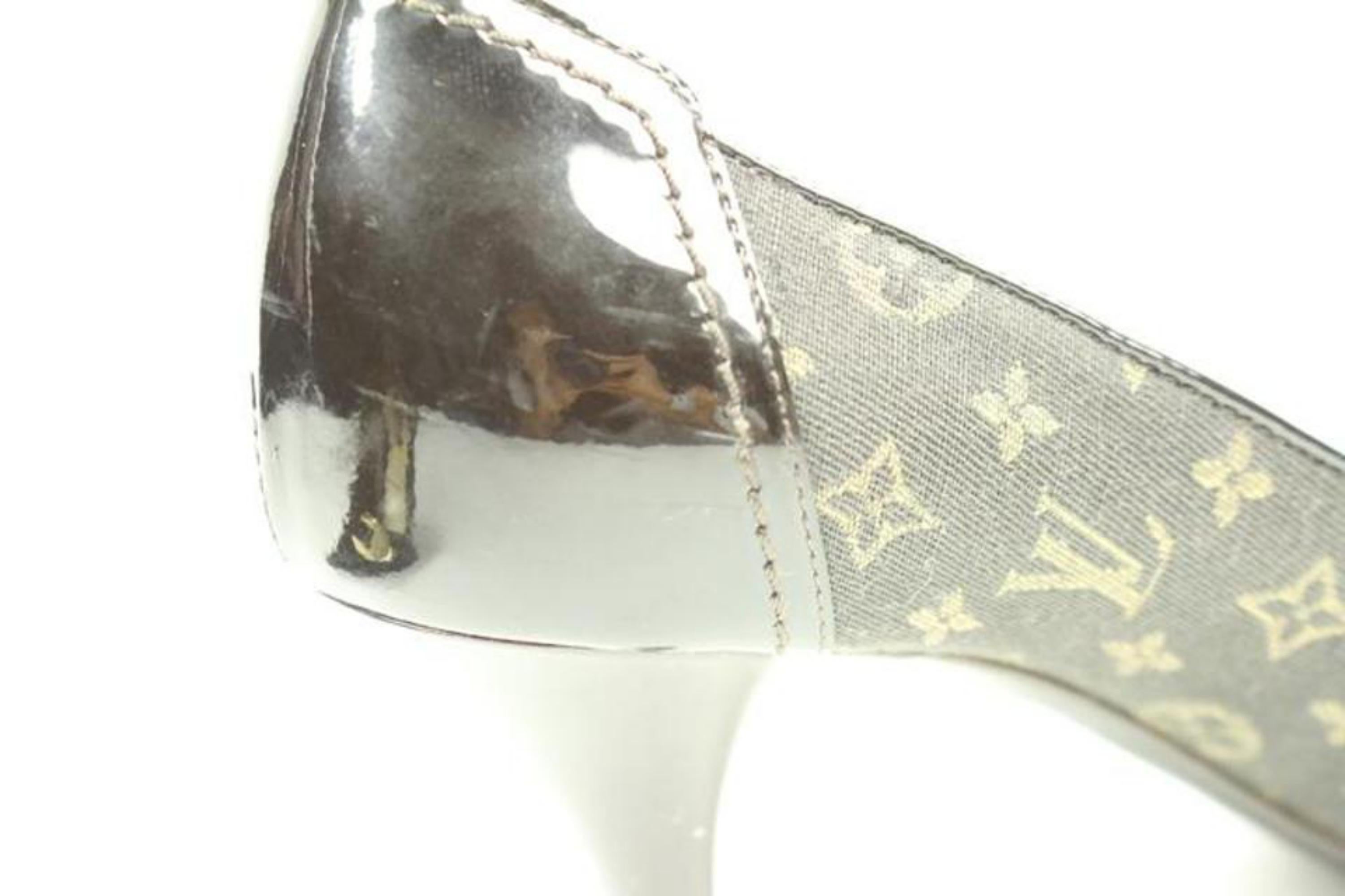 Gray Louis Vuitton Brown Monogram Heels (Us 34) Lvlm2 Pumps For Sale