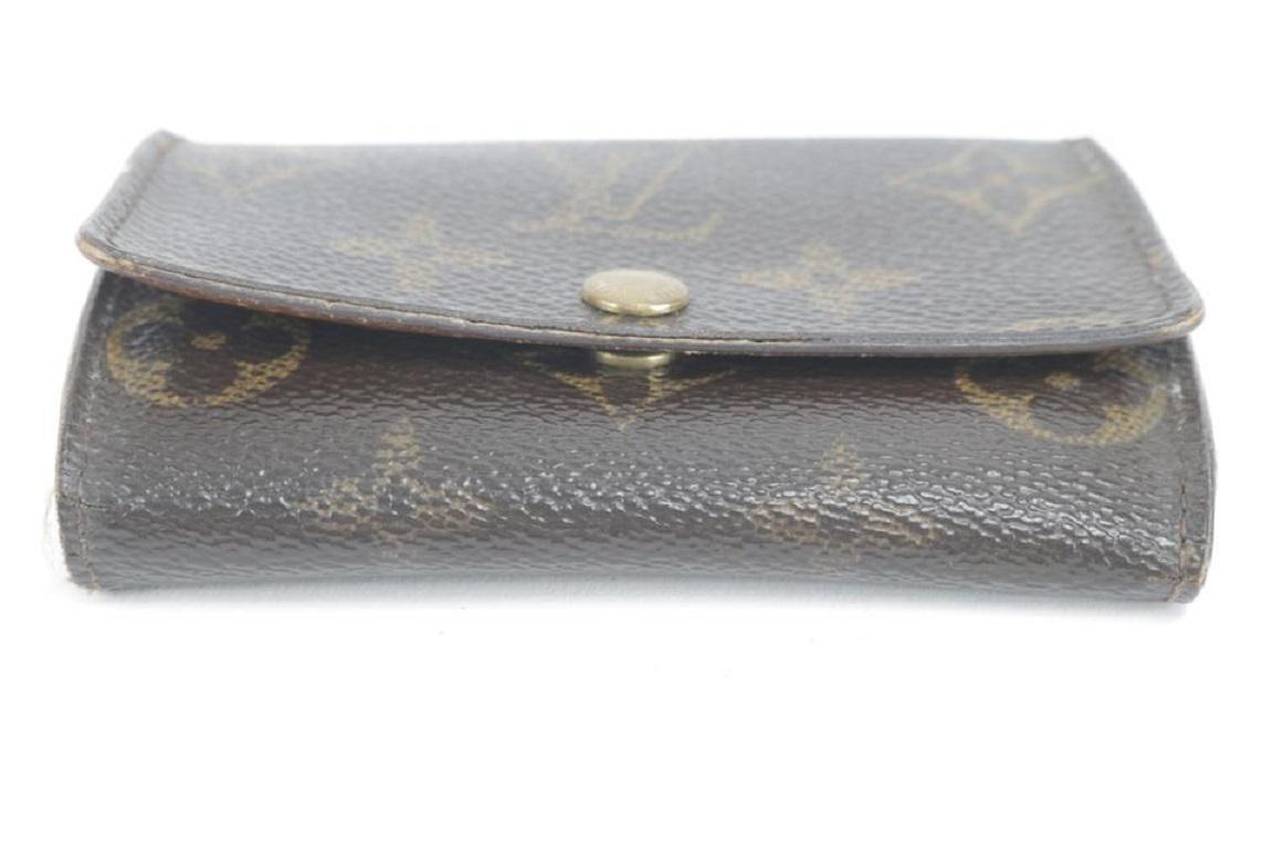 Louis Vuitton Brown Monogram Holder Multicles 6 Key Case 10lko122 Wallet In Good Condition For Sale In Dix hills, NY