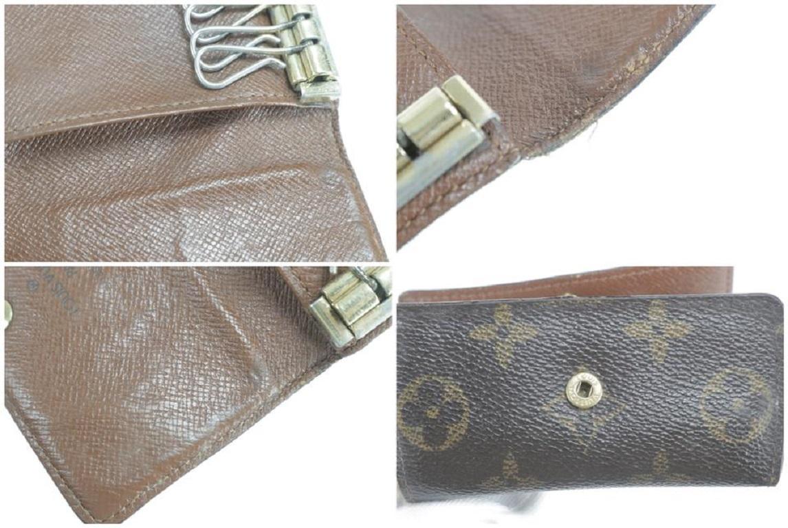 Louis Vuitton Brown Monogram Holder Multicles 6 Key Case 10lko122 Wallet For Sale 1