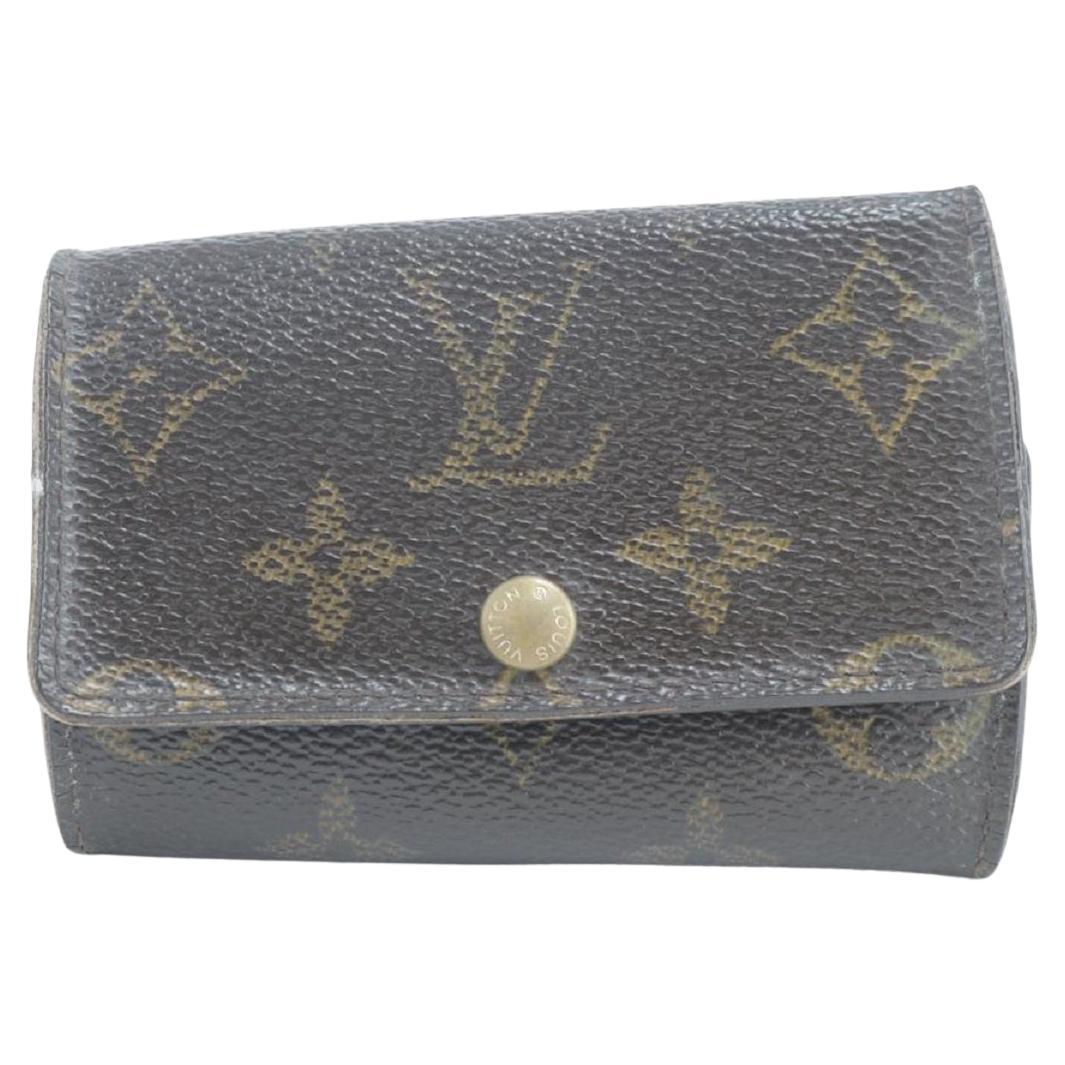 Louis Vuitton Brown Monogram Holder Multicles 6 Key Case 10lko122 Wallet For Sale