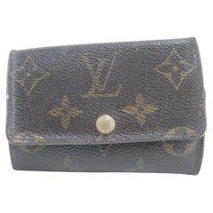 Louis Vuitton Brown Monogram Holder Multicles 6 Key Case 10lko122 Wallet