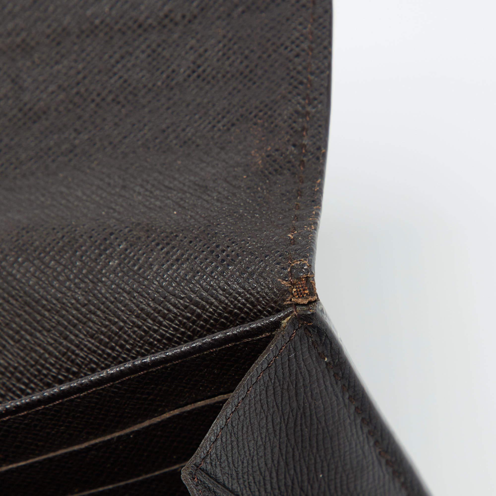 Louis Vuitton Brown Monogram Idylle Canvas and Leather Sarah Wallet For Sale 1