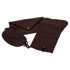 Louis Vuitton Brown Monogram Idylle Pillow Case and Eye Mask Travel Kit
