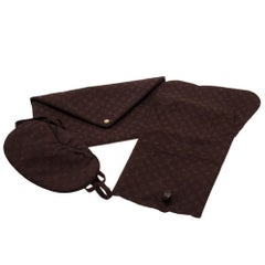 Louis Vuitton travel set pillow case and eye mask