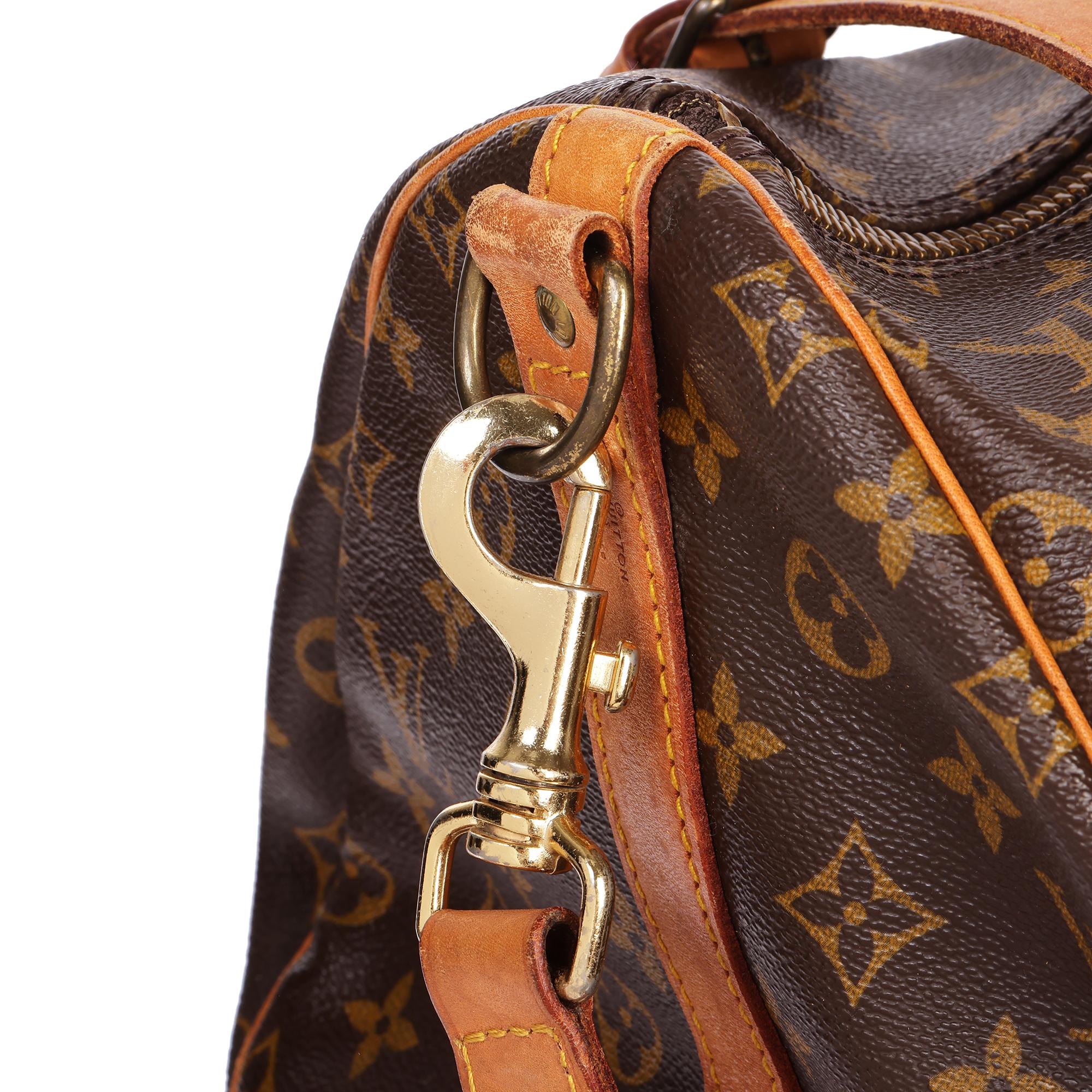 LOUIS VUITTON Brown Monogram Keepall 55 Bandoulière 3