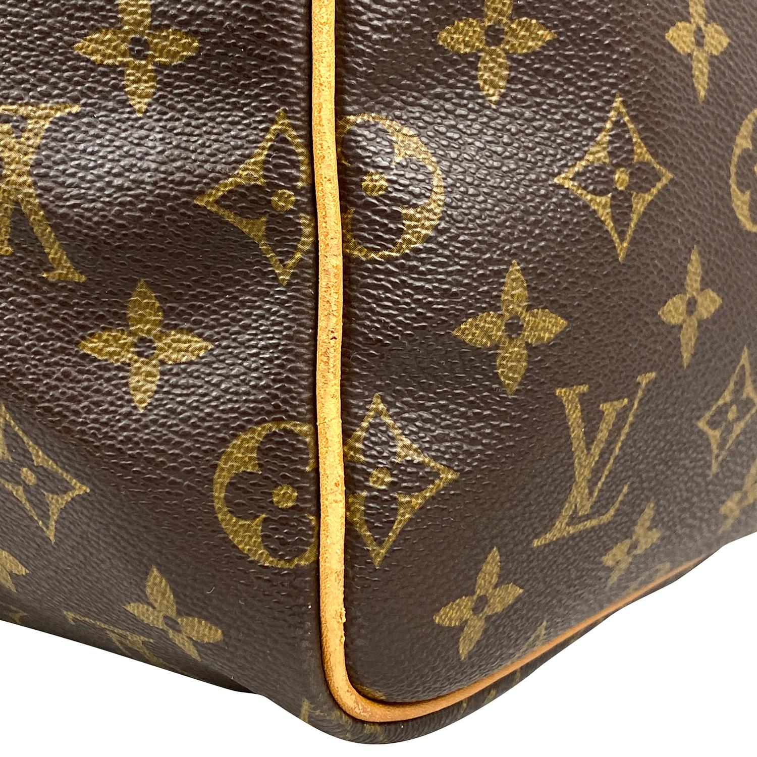 Louis Vuitton Brown Monogram Keepall 55 Weekend Bag 4