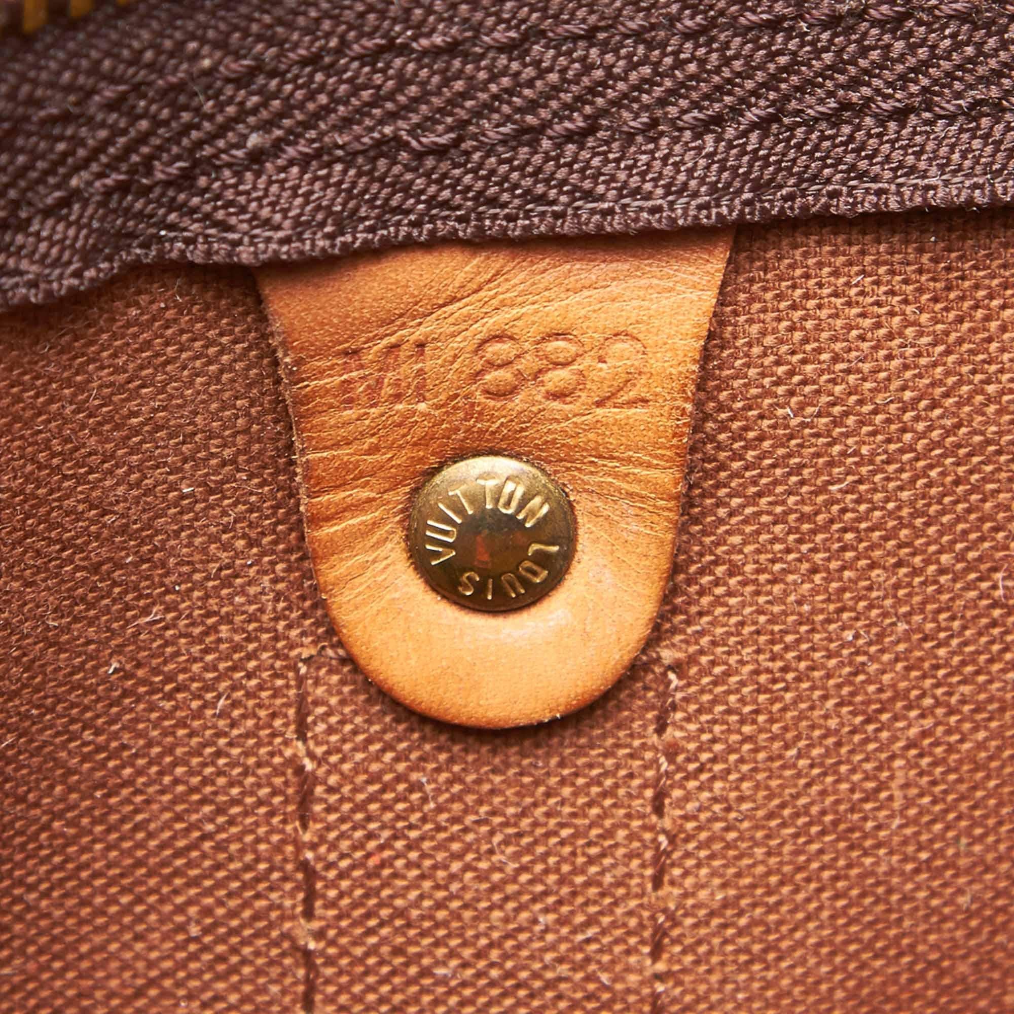 Louis Vuitton Brown Monogram Keepall 60 For Sale 3