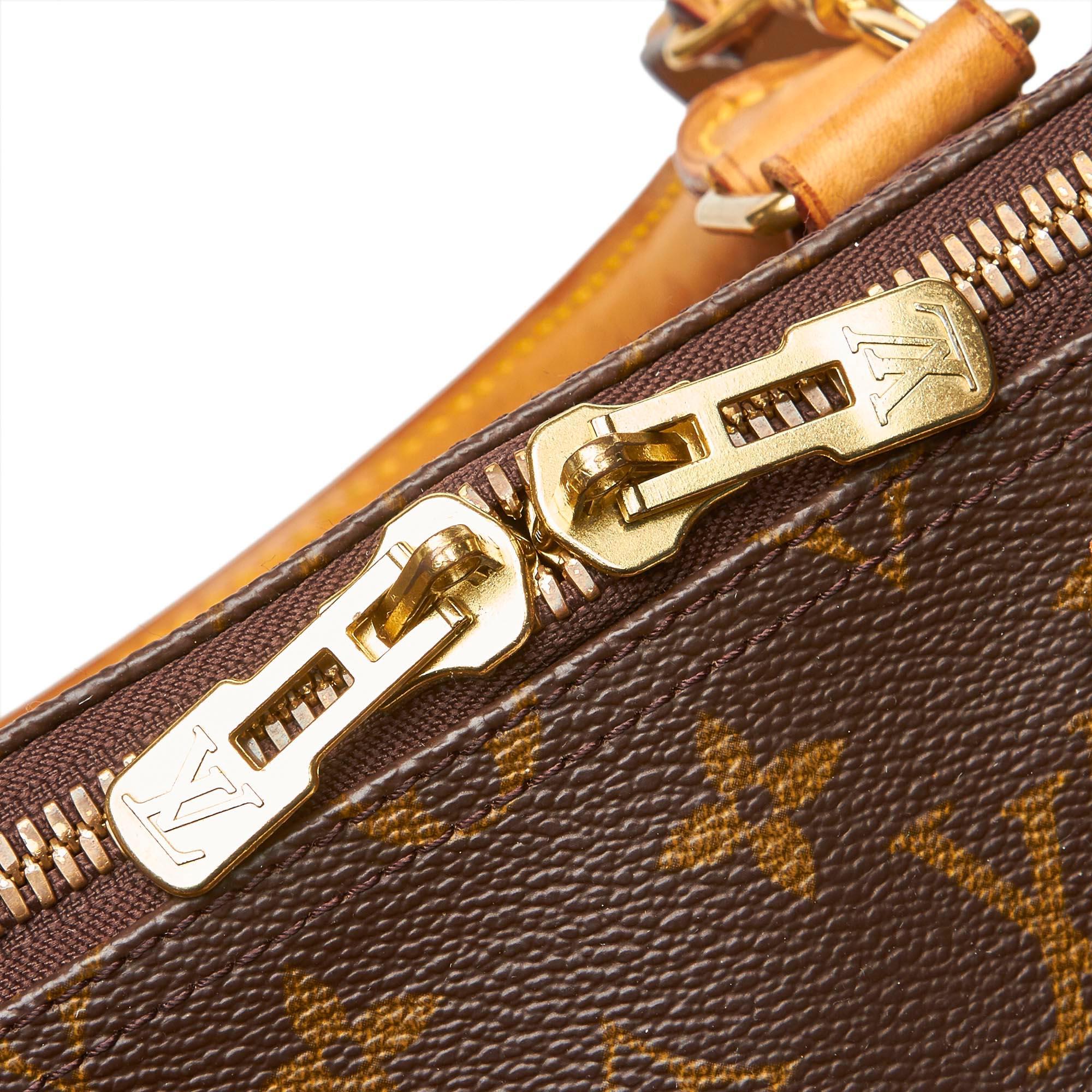 Louis Vuitton Brown Monogram Keepall Bandouliere 50 France For Sale 8