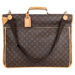 Louis Vuitton Brown Monogram Leather Garment Carrier Bag