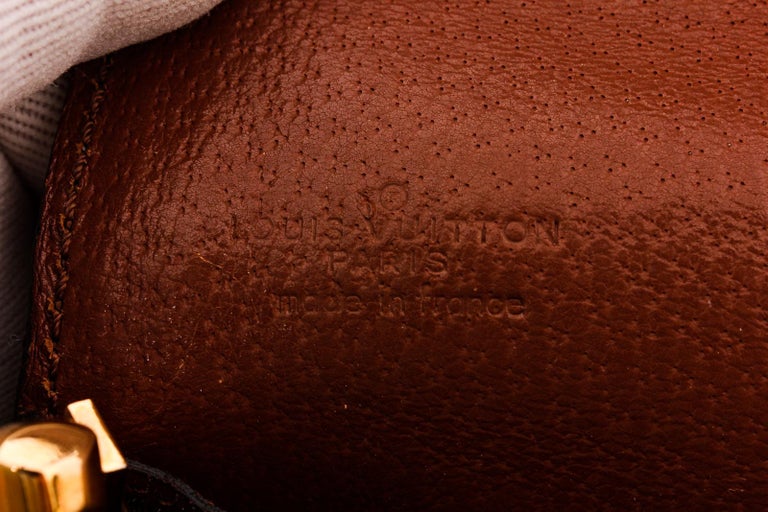 Louis Vuitton Brown Monogram Leather Vintage Dauphine Sac Shoulder Bag at  1stDibs