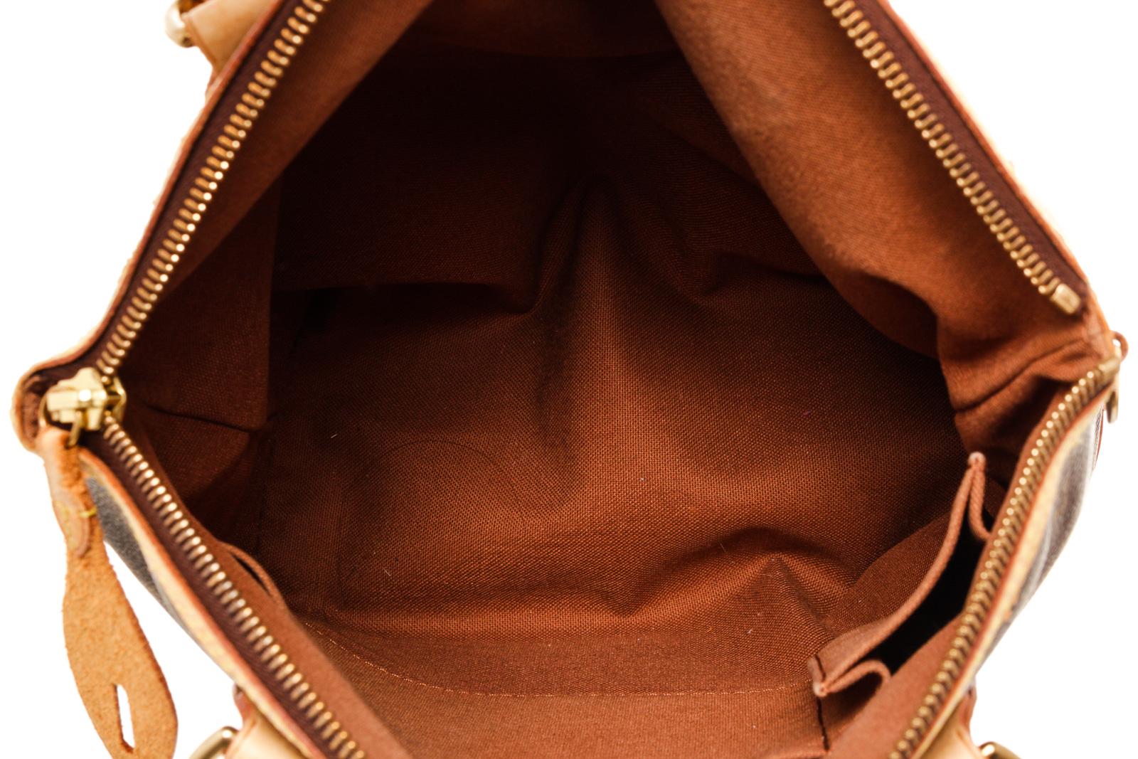 Louis Vuitton Brown Monogram Lockit Vertical Handbag at 1stDibs