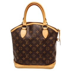 Louis Vuitton Brown Monogram Lockit Vertical Handbag