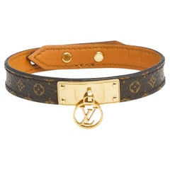 Louis Vuitton Brown Monogram Logomania Bracelet 19