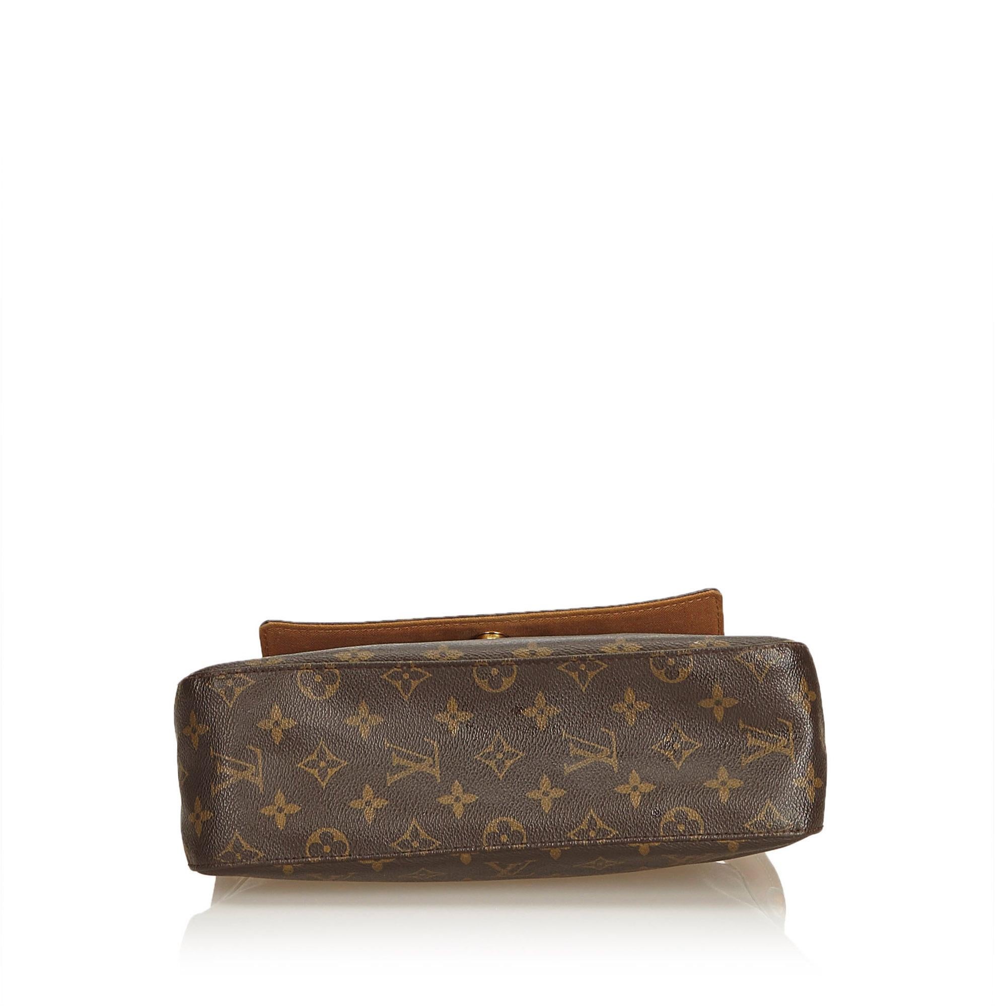 Women's Louis Vuitton Brown Monogram Looping Mini For Sale