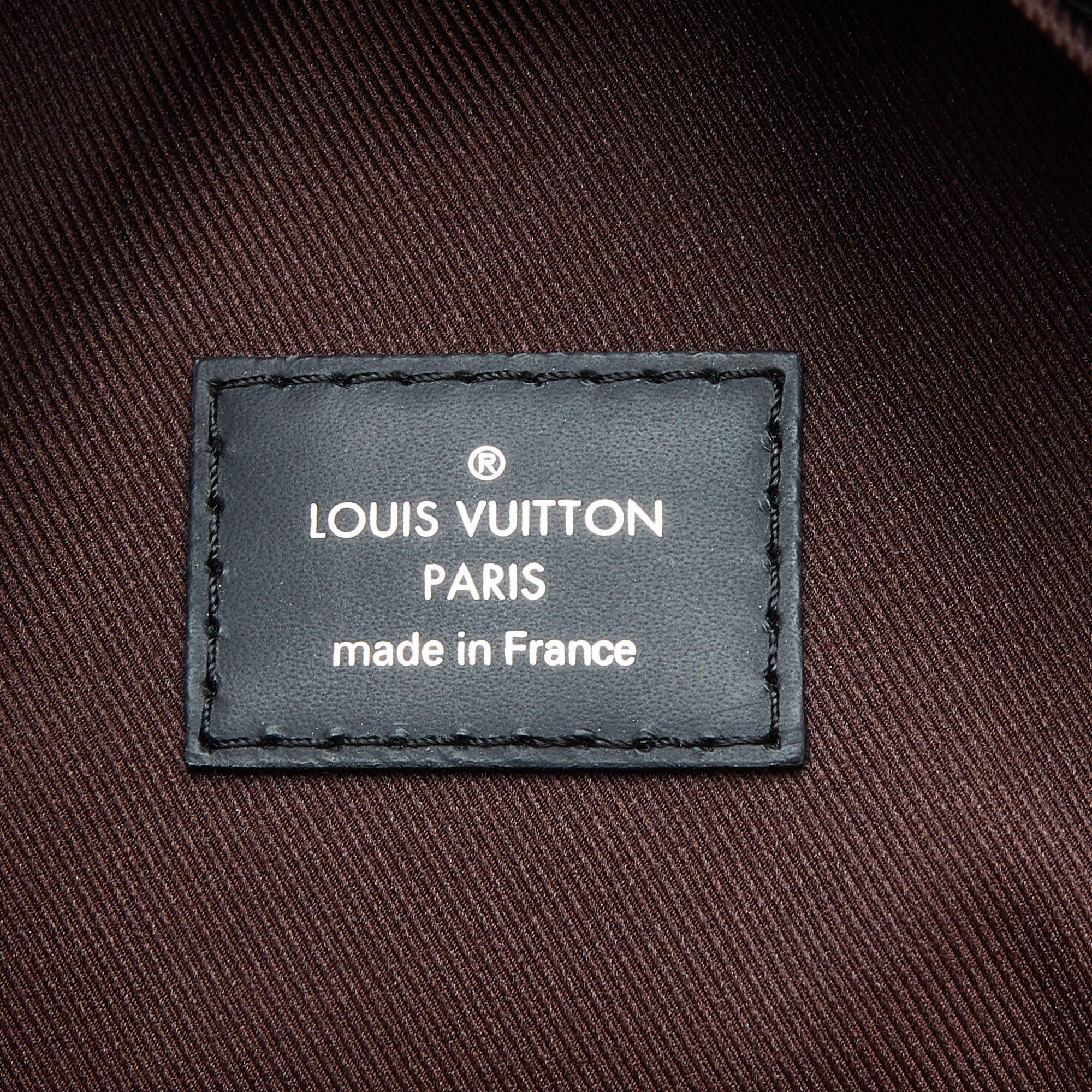 Louis Vuitton Brown Monogram Macassar Canvas Josh Backpack For Sale 8