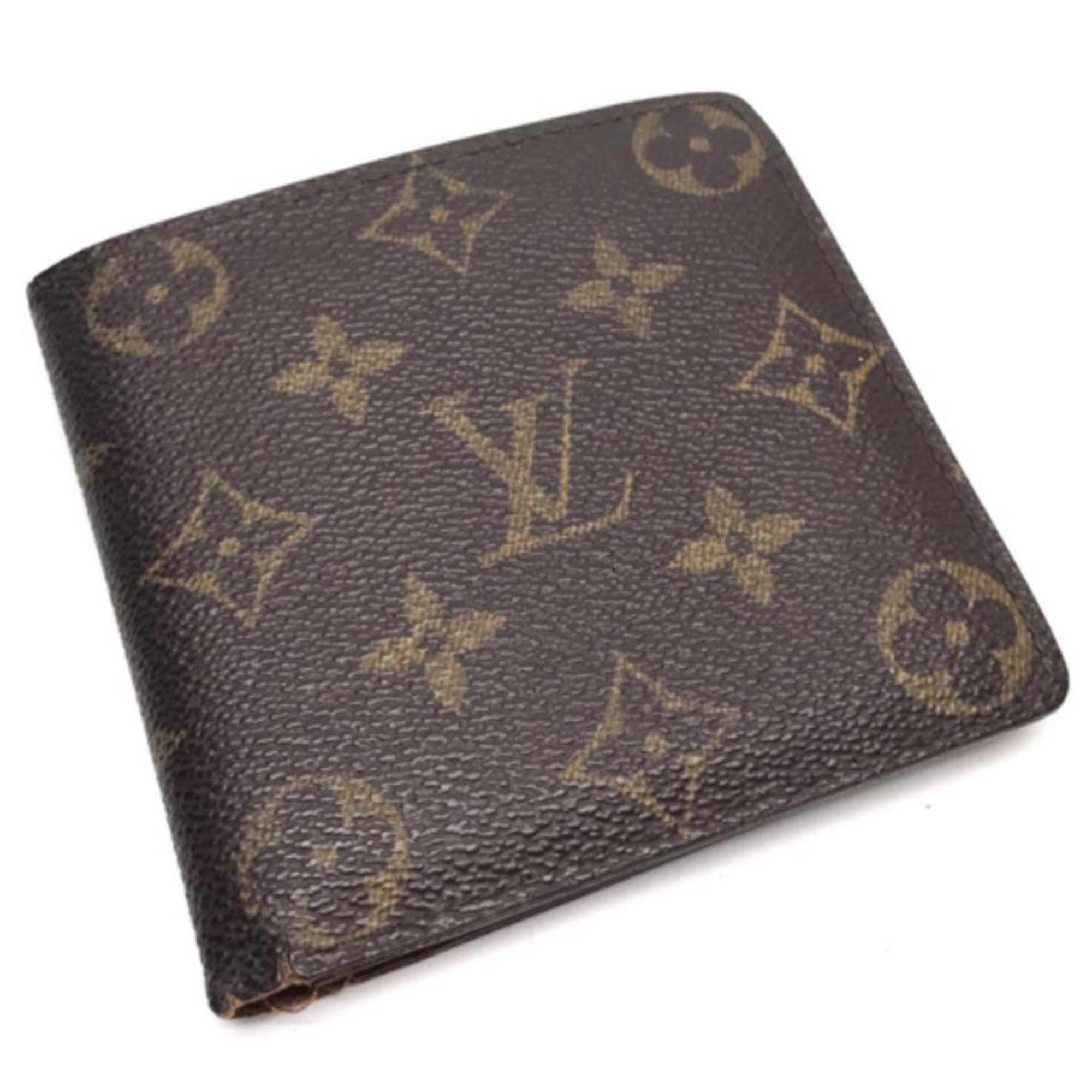 Louis Vuitton Brown Monogram Marco Bifold 232314 Wallet For Sale 6