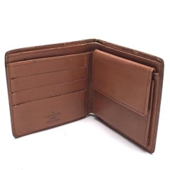 Louis Vuitton Brown Monogram Marco Bifold 232314 Wallet