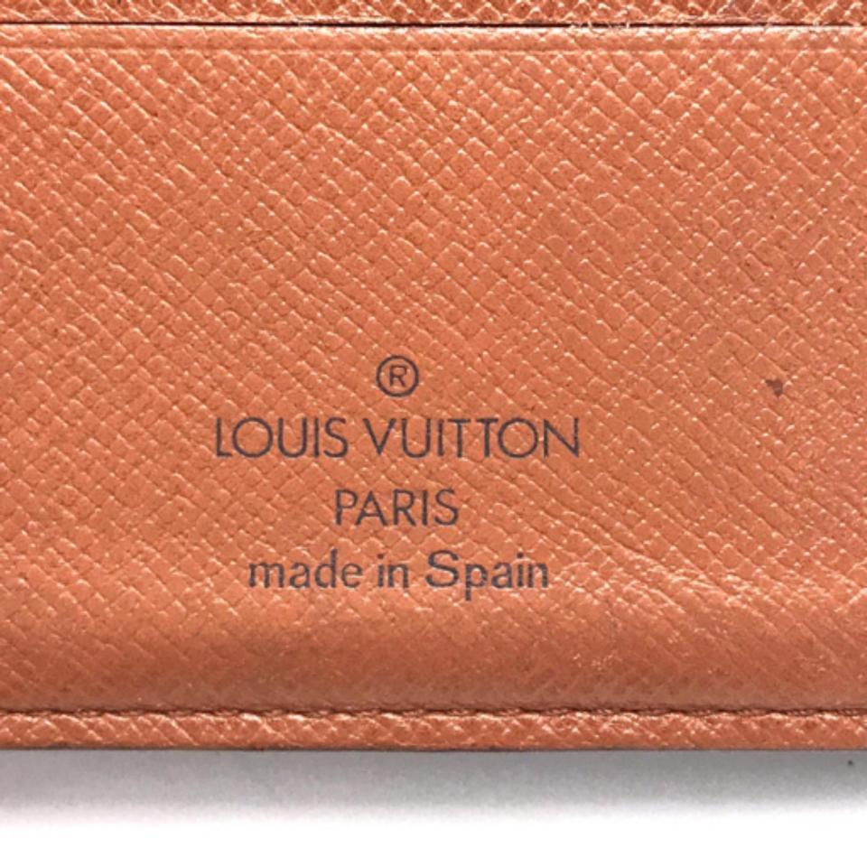 Gray Louis Vuitton Brown Monogram Marco Bifold 232314 Wallet For Sale
