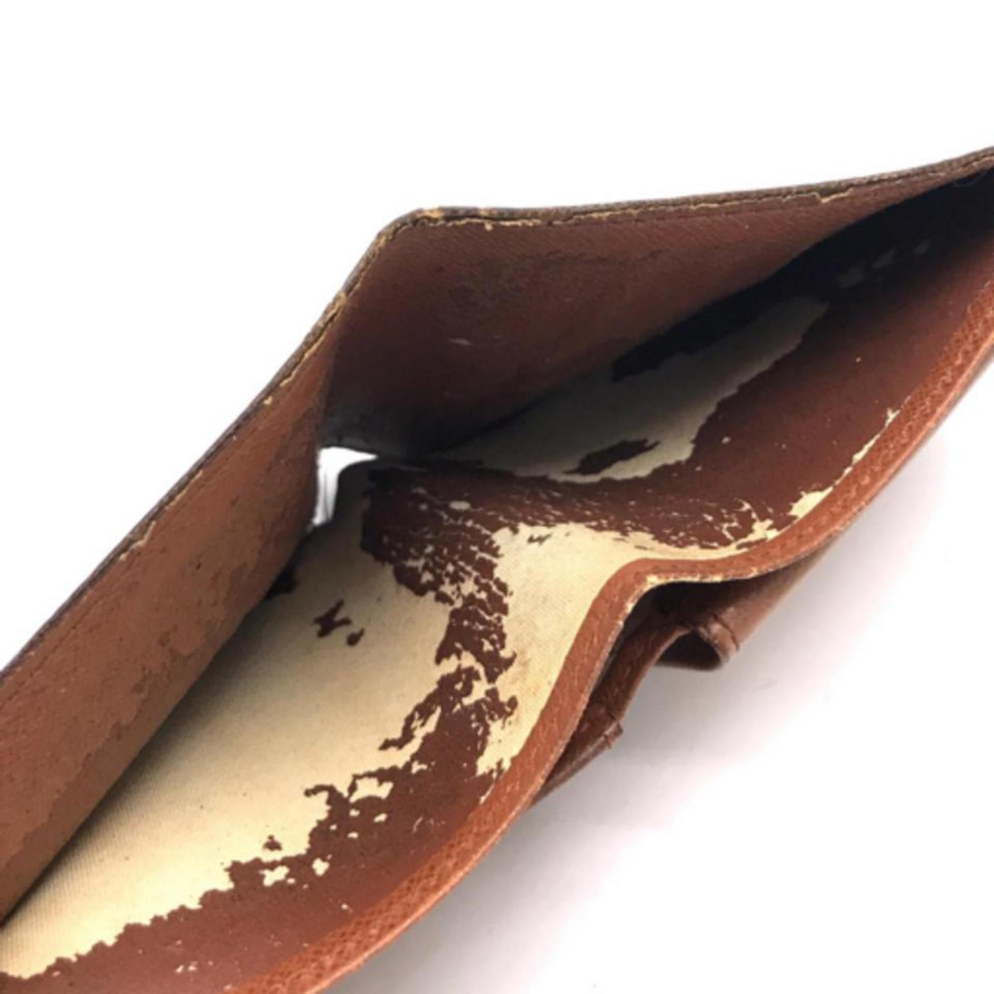 Louis Vuitton Brown Monogram Marco Bifold 232314 Wallet For Sale 4
