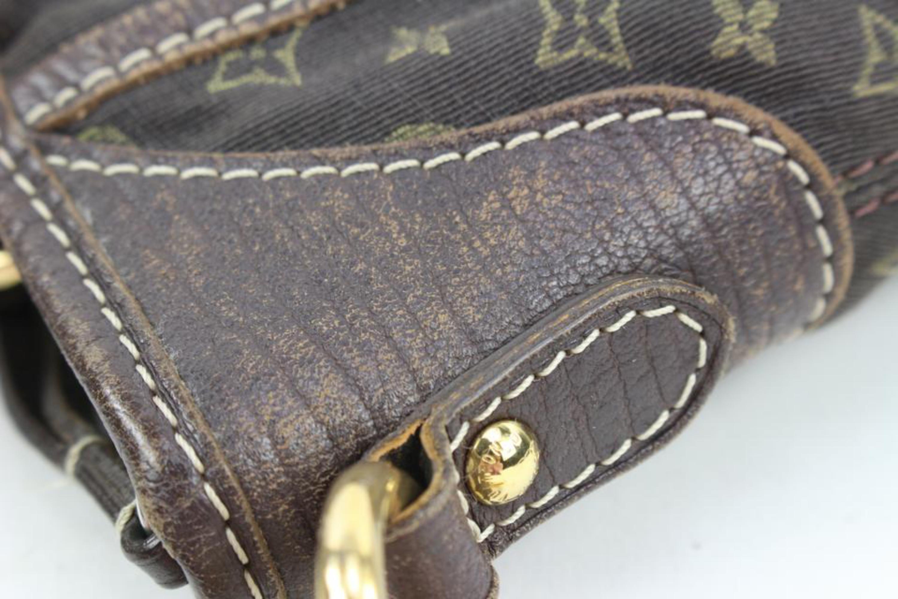 Louis Vuitton Brown Monogram Mini Lin Angele 2way Shoulder Bag 21lv127s 5