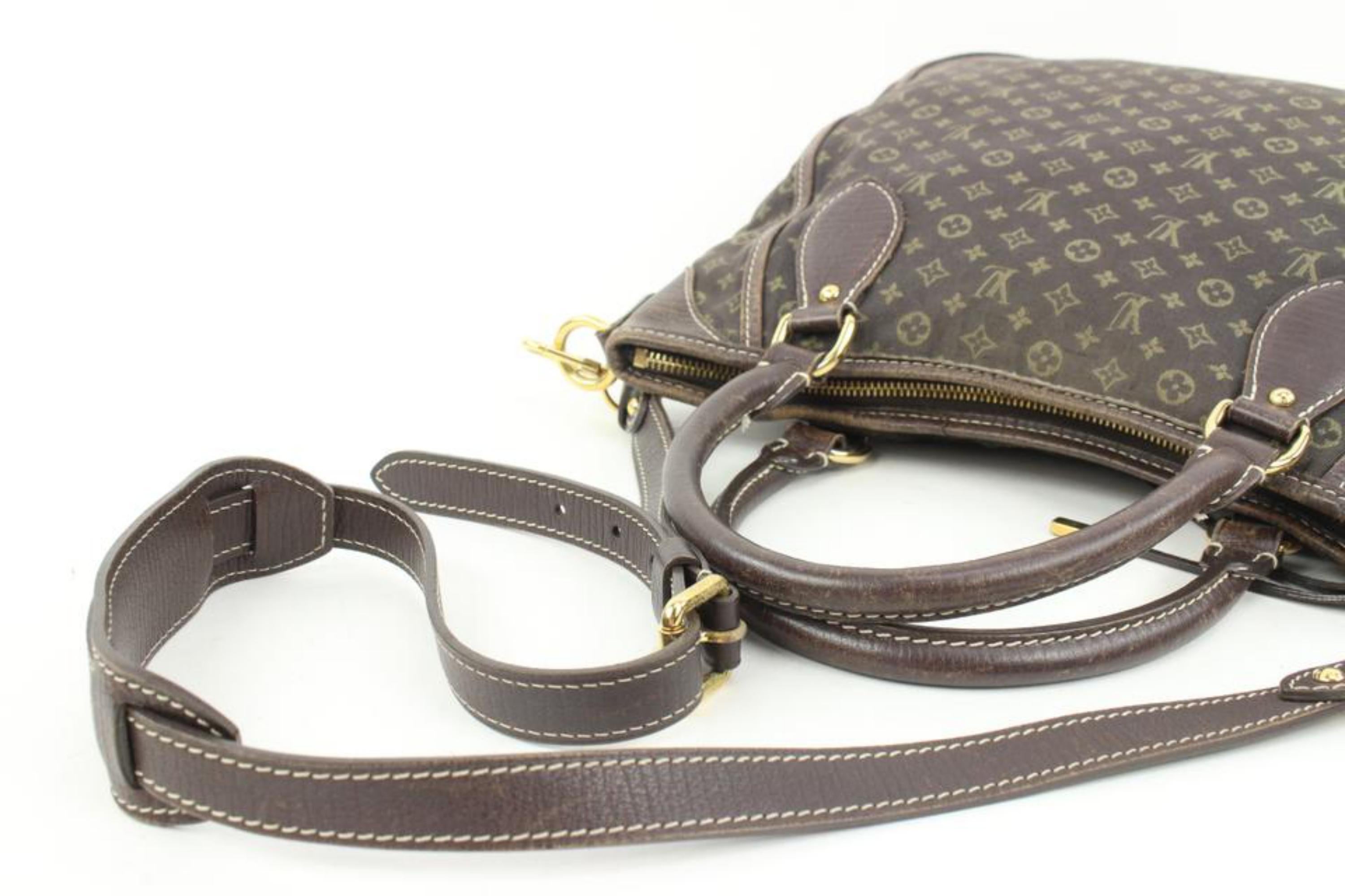Women's Louis Vuitton Brown Monogram Mini Lin Angele 2way Shoulder Bag 21lv127s