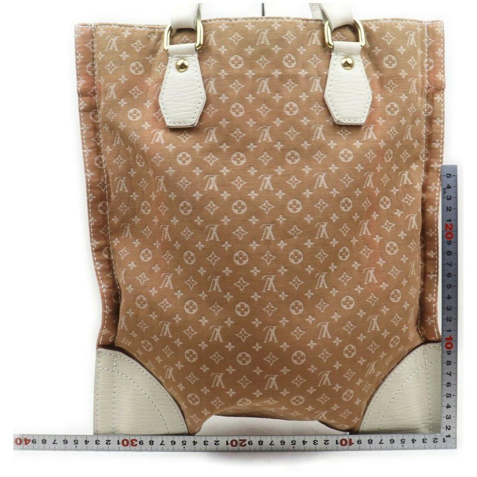 Louis Vuitton Brown Monogram Mini Lin Gaston V Tanger Tote bag 862099 For Sale 1