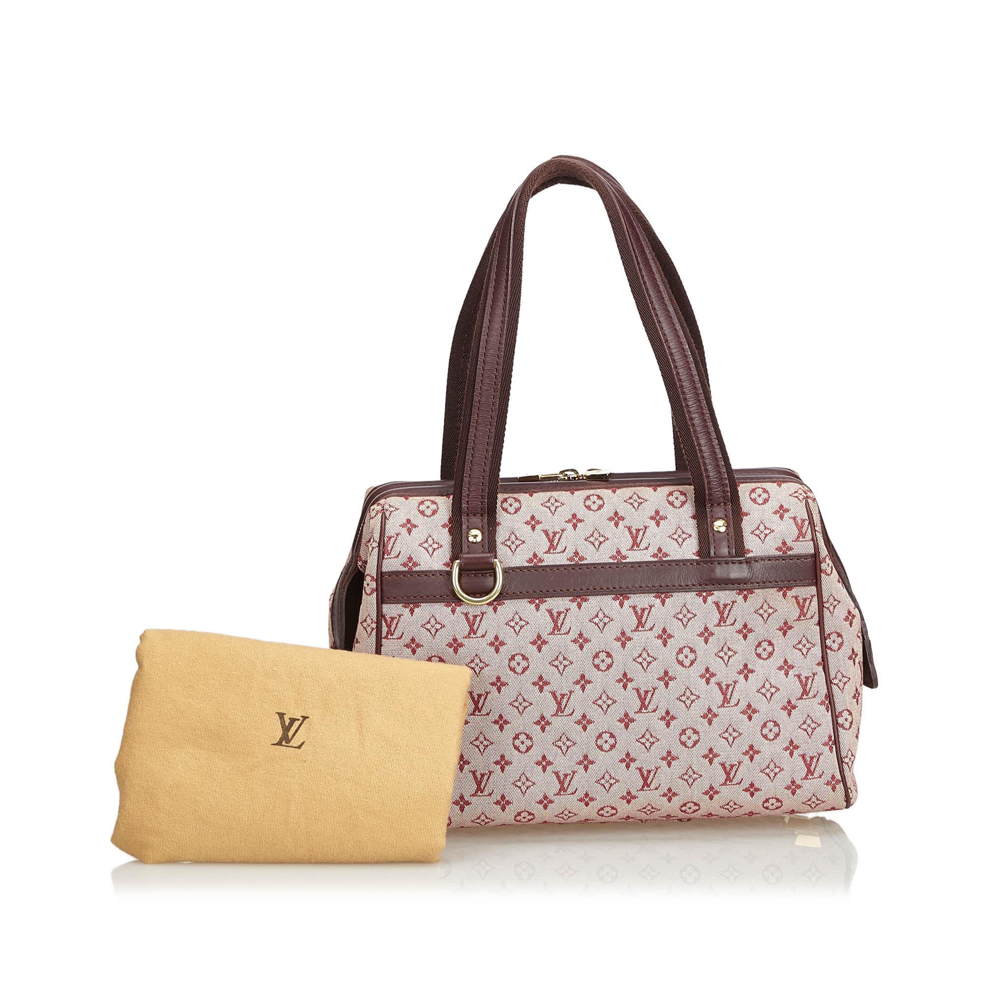 Louis Vuitton Brown Monogram Mini Lin Josephine PM For Sale 6