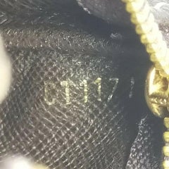 Louis Vuitton Brown Monogram Mini Lin Key Pouch Pochette Cles I863511