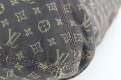 Louis Vuitton Brown Monogram Mini Lin Manon MM Hobo 24lk617s