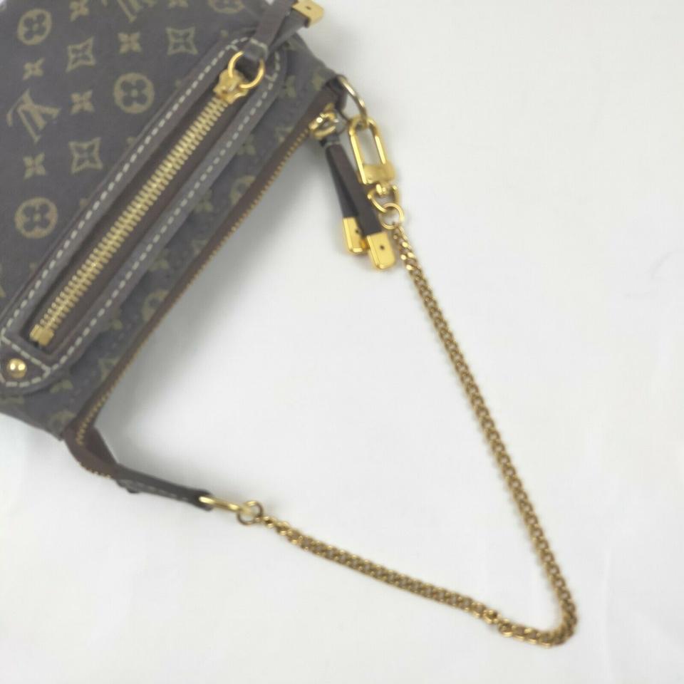 Louis Vuitton Brown Monogram Mini Lin Pochette Accessoires Wristlet 861608 3