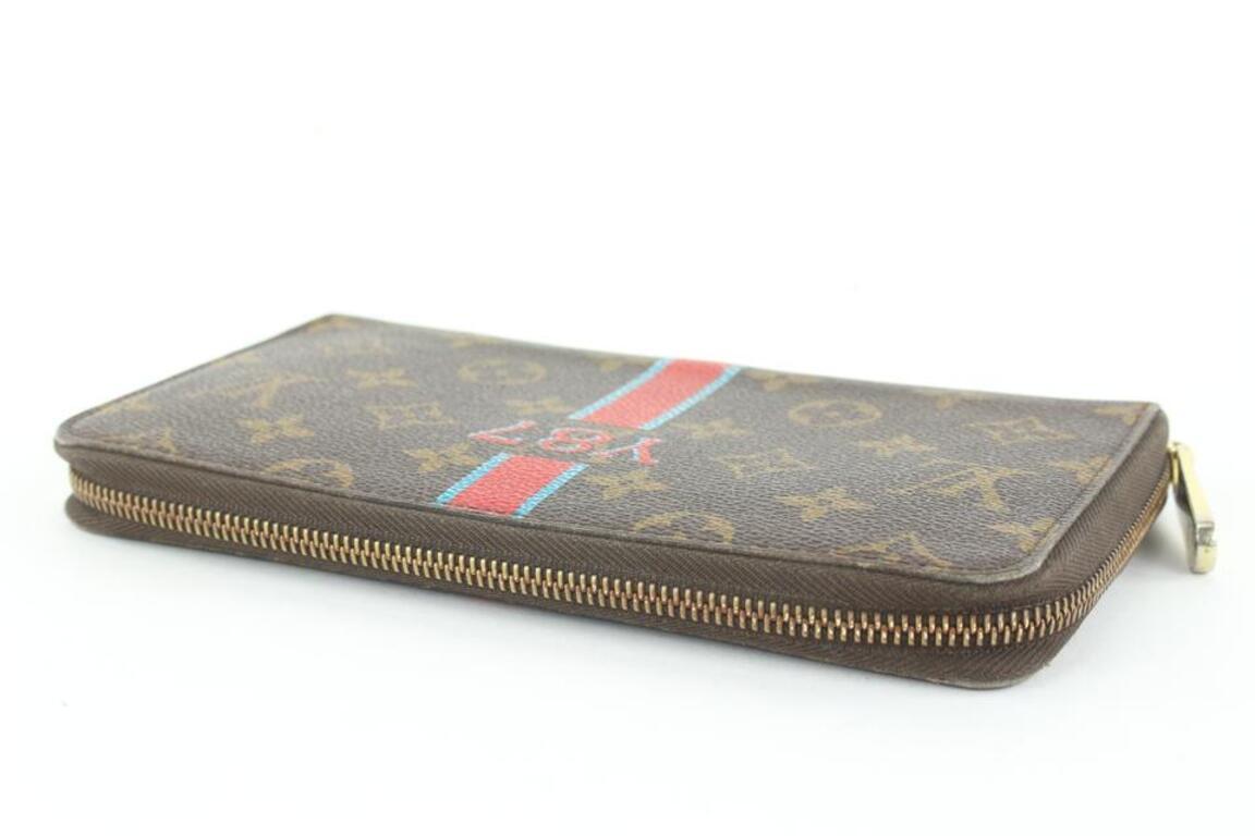 Women's Louis Vuitton Brown Monogram Mon Zippy Organizer Wallet Zip Around Clutch For Sale