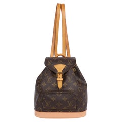 Retro Louis Vuitton Brown Monogram Montsouris Backpack PM 