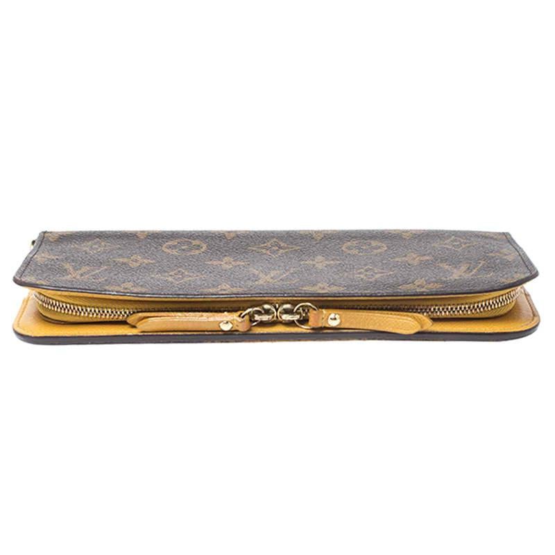 Louis Vuitton Brown Monogram Multicolore Insolite Wallet In Good Condition In Dubai, Al Qouz 2