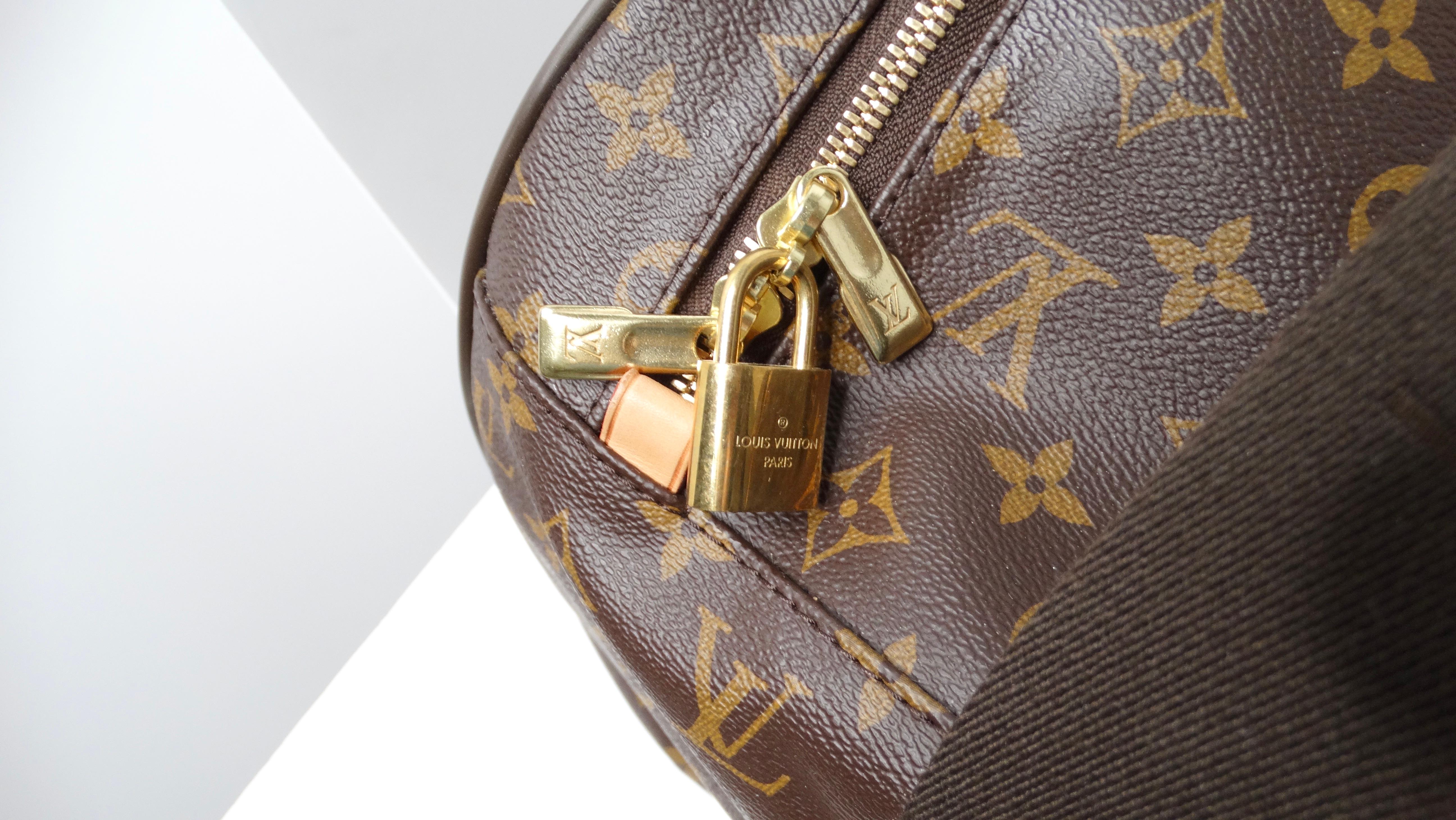Louis Vuitton Brown Monogram Neo Eole 55 Duffle Roller Suitcase In Good Condition For Sale In Scottsdale, AZ