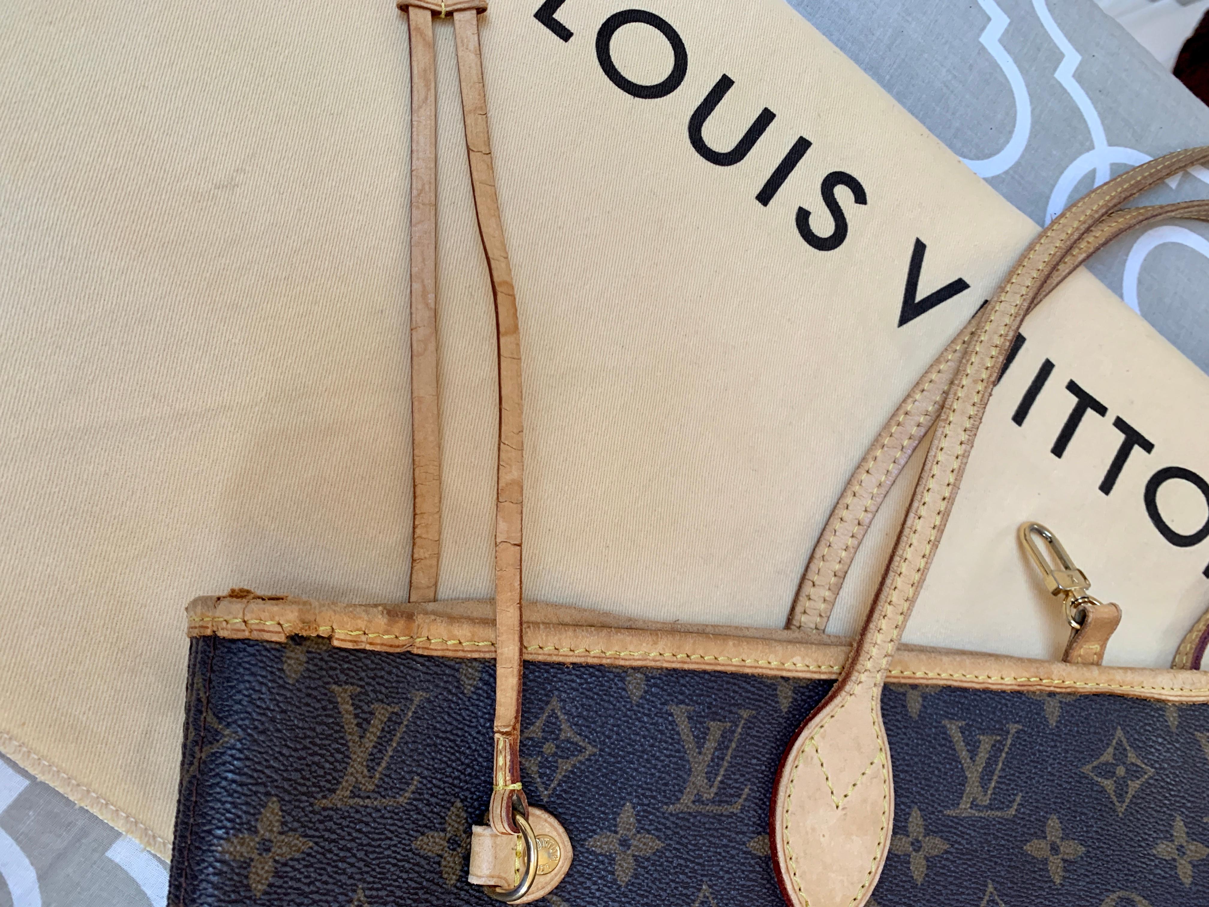 LOUIS VUITTON  Brown  Monogram Neverfull   Canvas MM Tote 3
