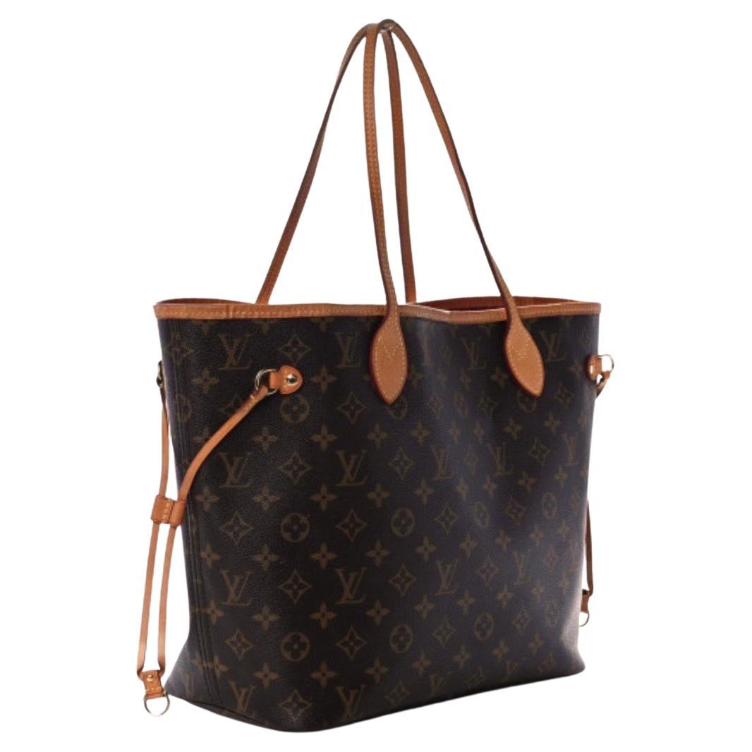 LOUIS VUITTON  Brown  Monogram Neverfull   Canvas MM Tote
