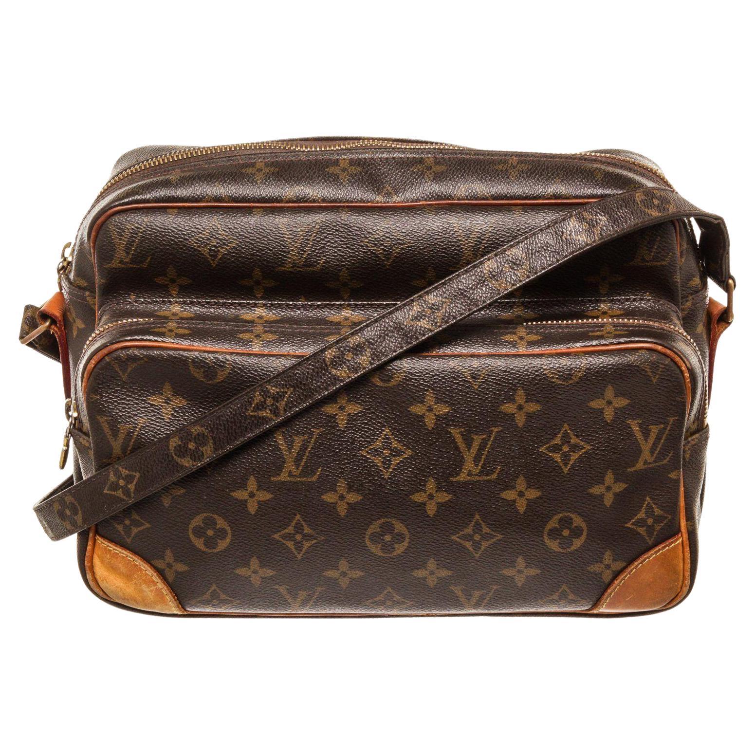 Nile cloth crossbody bag Louis Vuitton Brown in Cloth - 35698890
