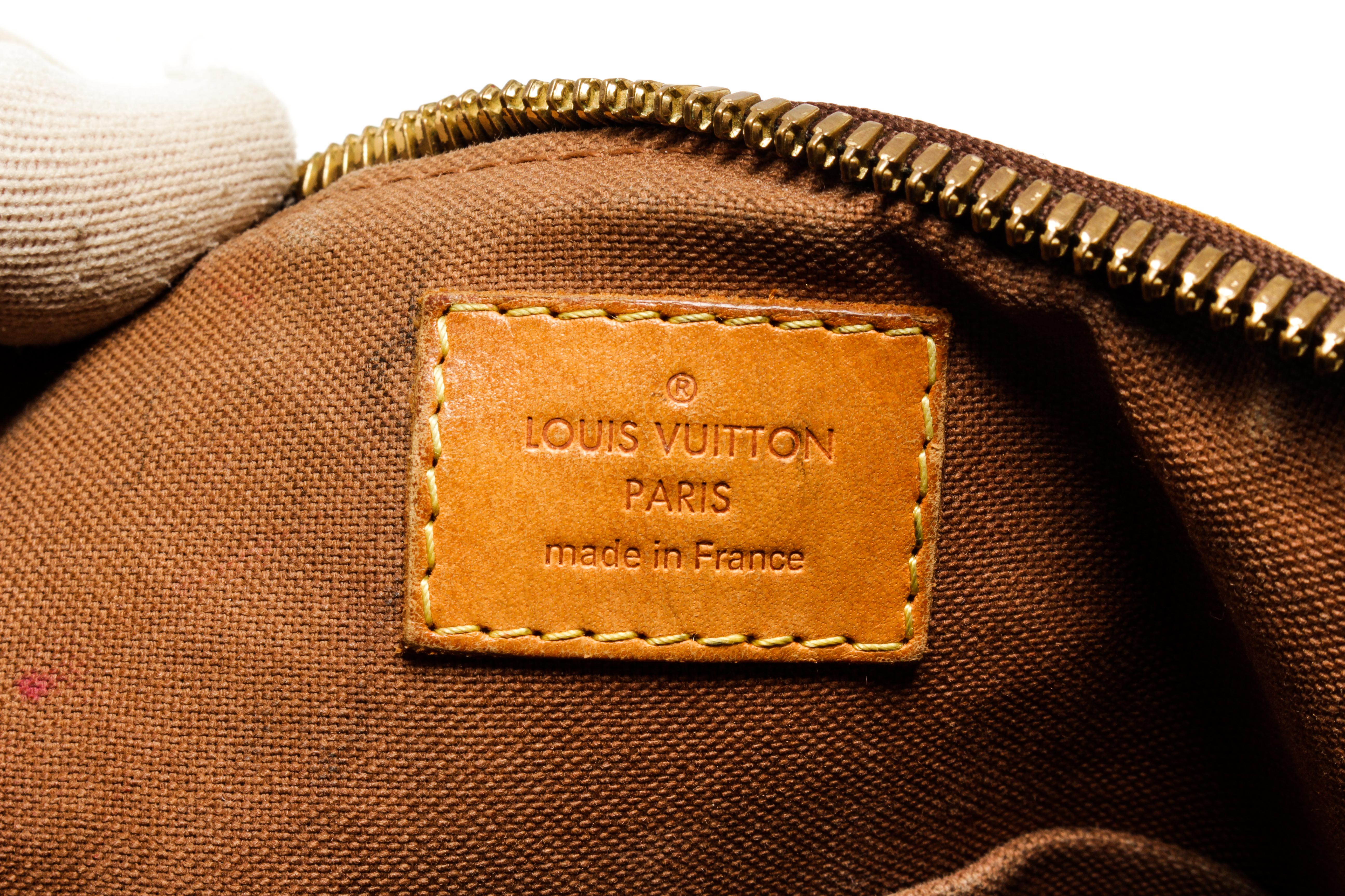 Louis Vuitton Brown Monogram Palermo PM Tote Bag 4