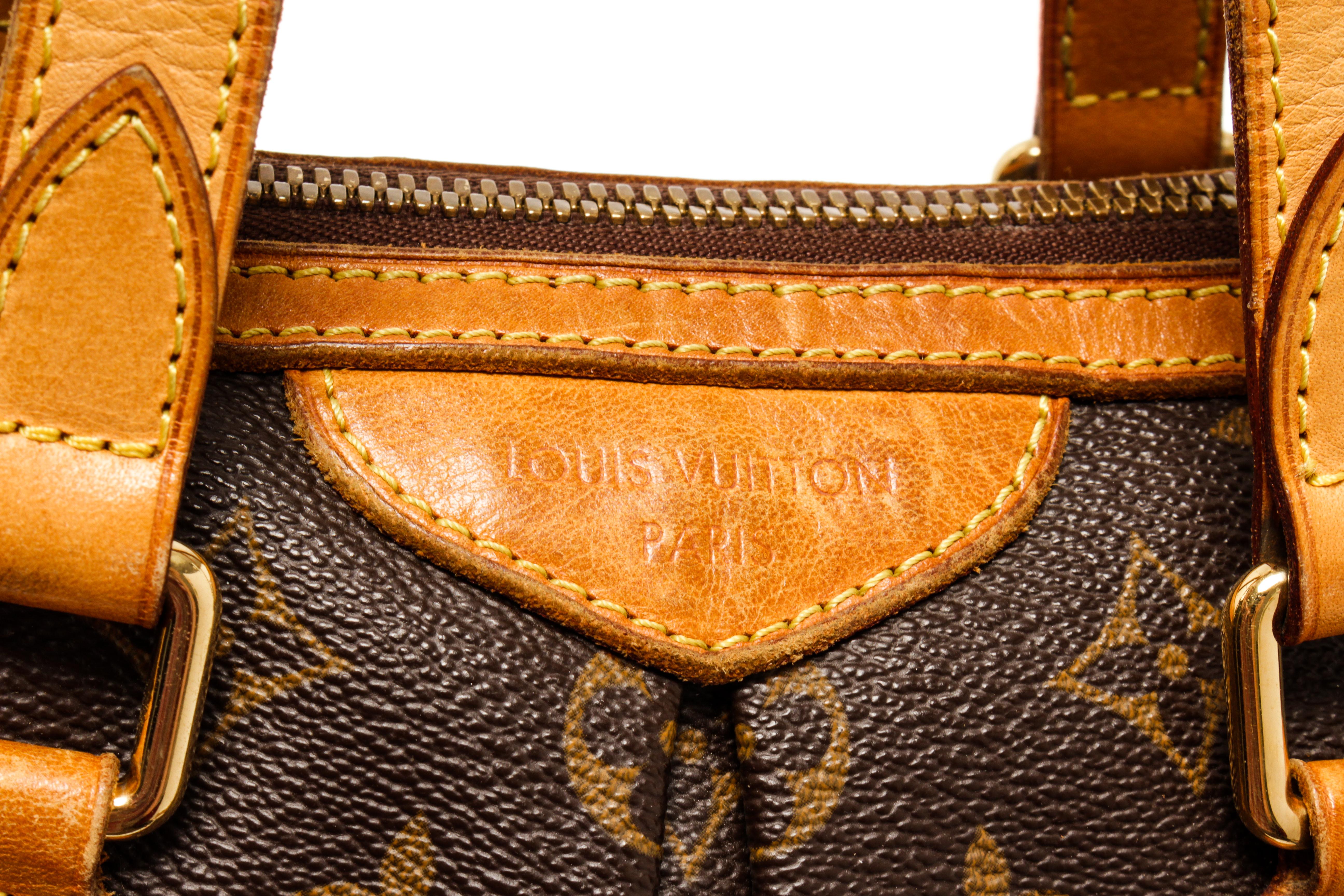 Louis Vuitton Brown Monogram Palermo PM Tote Bag 2