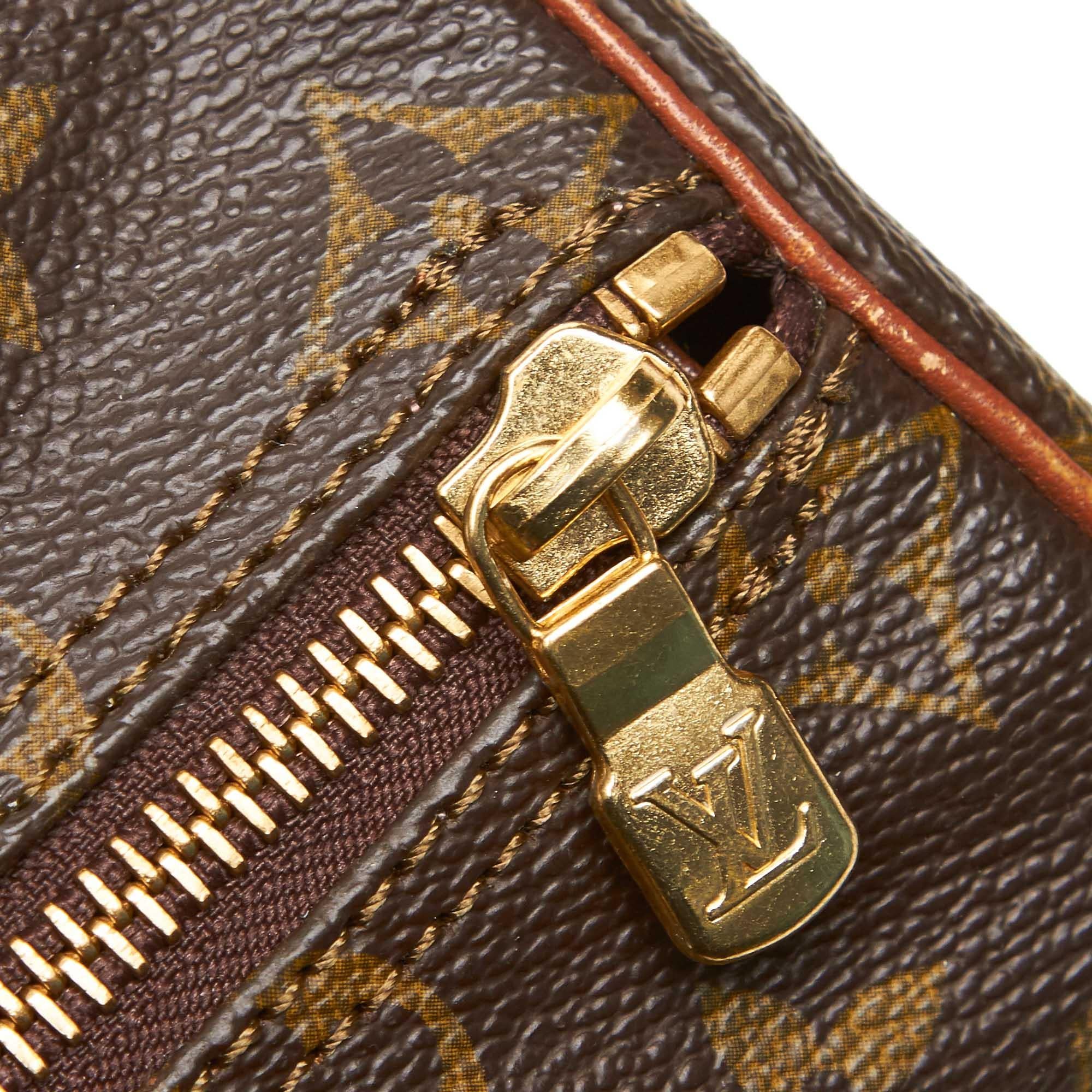 Louis Vuitton Brown Monogram Papillon 26 9