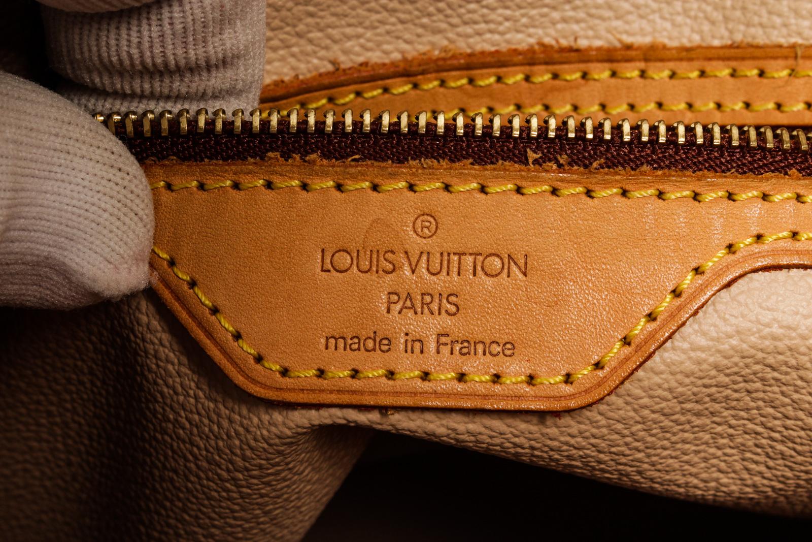 Women's Louis Vuitton Brown Monogram PM Bucket Bag