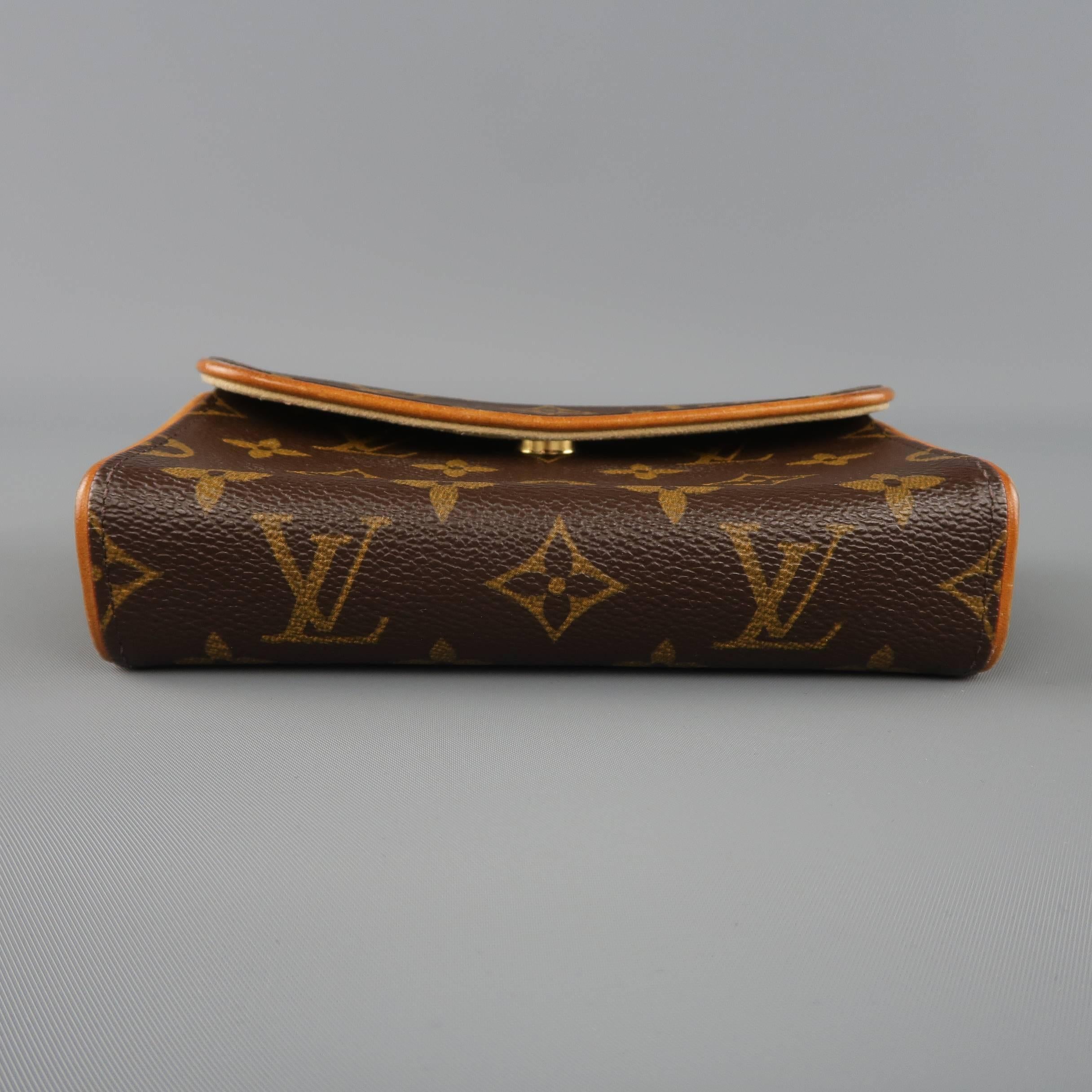 LOUIS VUITTON Brown Monogram Pochette Florentine Fannypack Belt Bag 4
