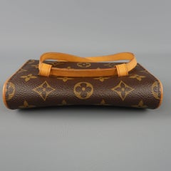 LOUIS VUITTON Brown Monogram Pochette Florentine Fannypack Belt Bag