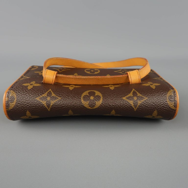 Louis Vuitton Monogram Pochette Florentine Belt Bag Fanny pack Waist Pouch  11l610