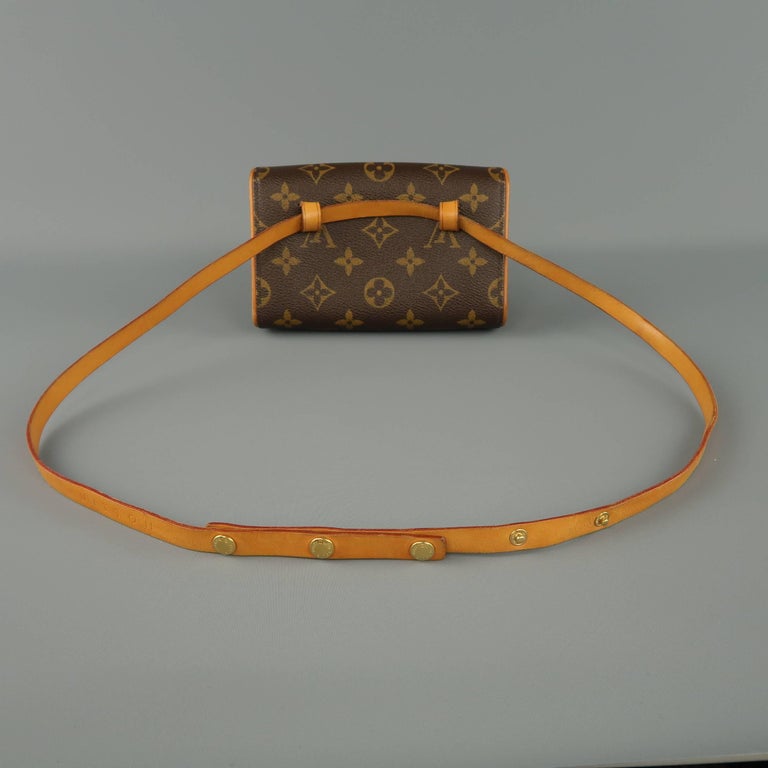 Louis Vuitton Vintage Monogram Pochette Florentine - Brown Waist Bags,  Handbags - LOU810612