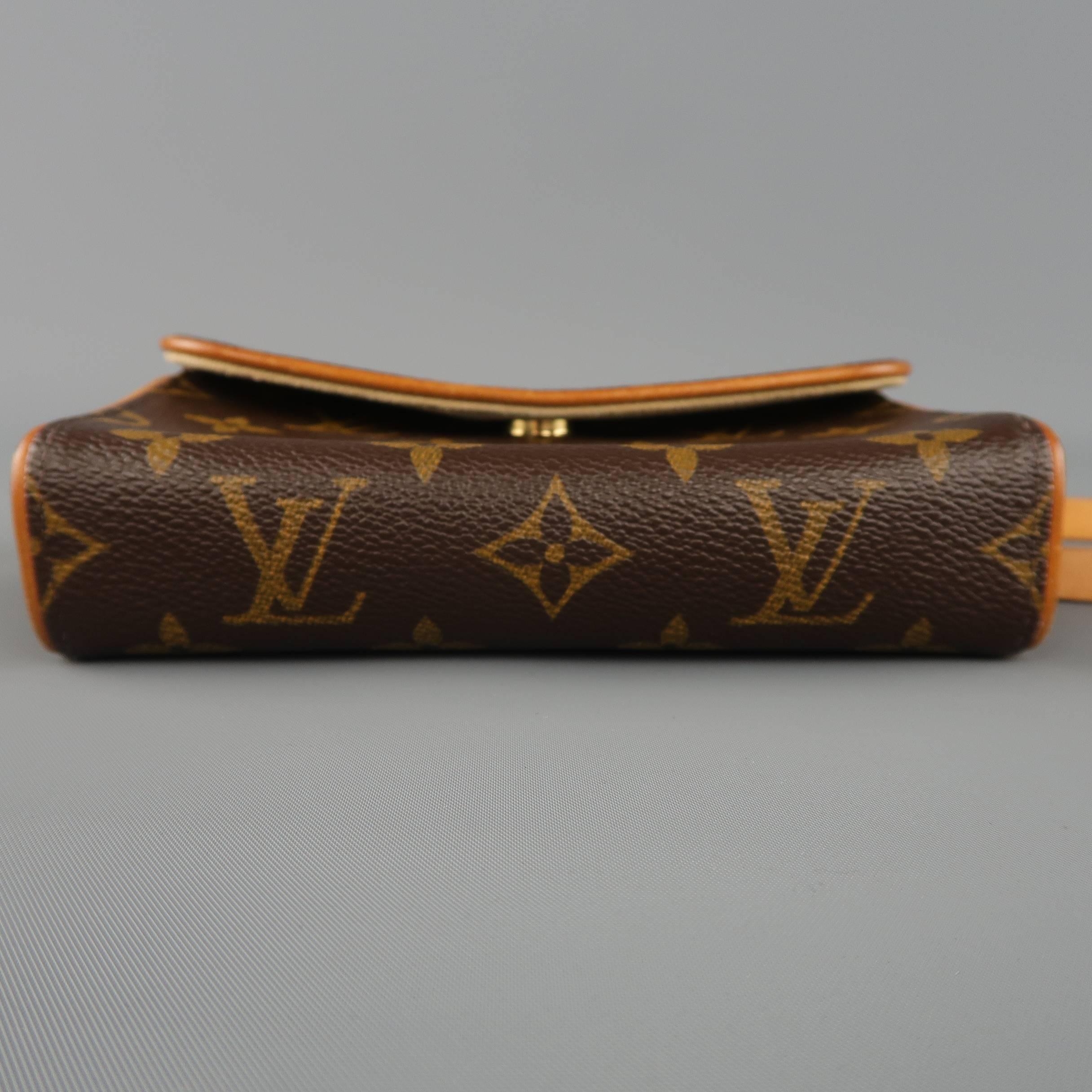 LOUIS VUITTON Brown Monogram Pochette Florentine Fannypack Belt Bag 2
